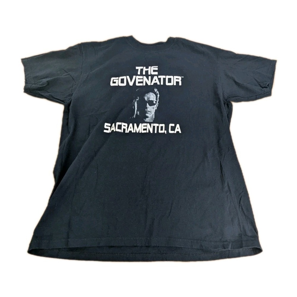 Vintage Terminator The Govenator California T-Shirt Men's Size XL Arnold